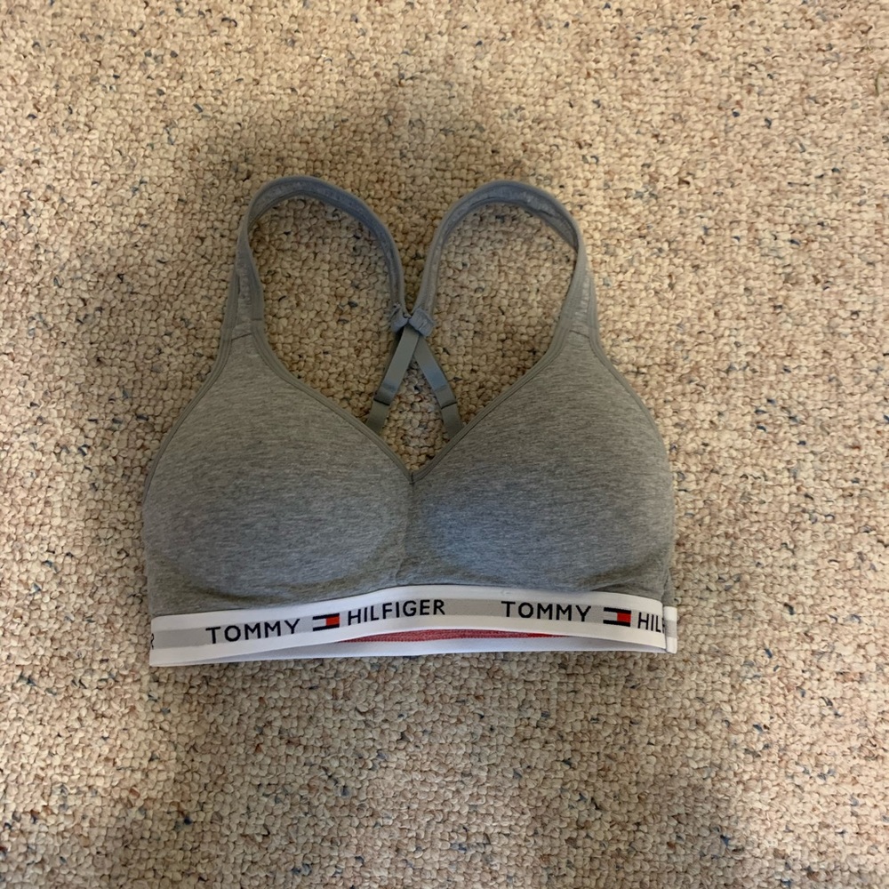 tommy hilfiger gray bra with lift